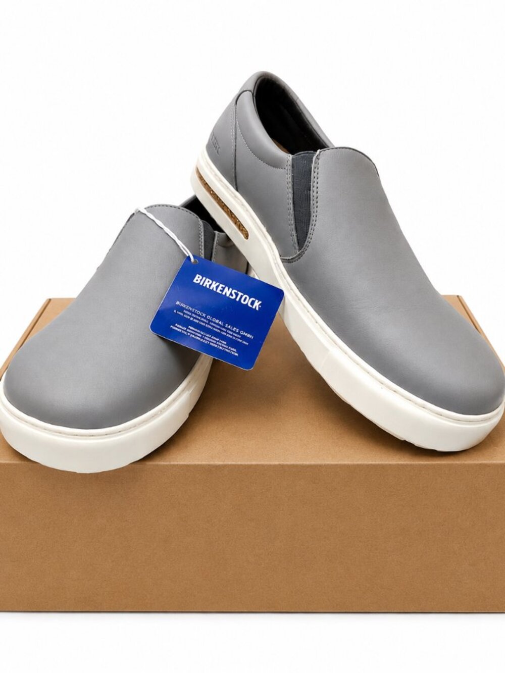 Birkenstock Men’s Slip-On Sneakers in Grey